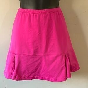 Bolle’ Women’s Tennis Golf Athletic Skirt Skort Sz medium Pink Pleats EUC